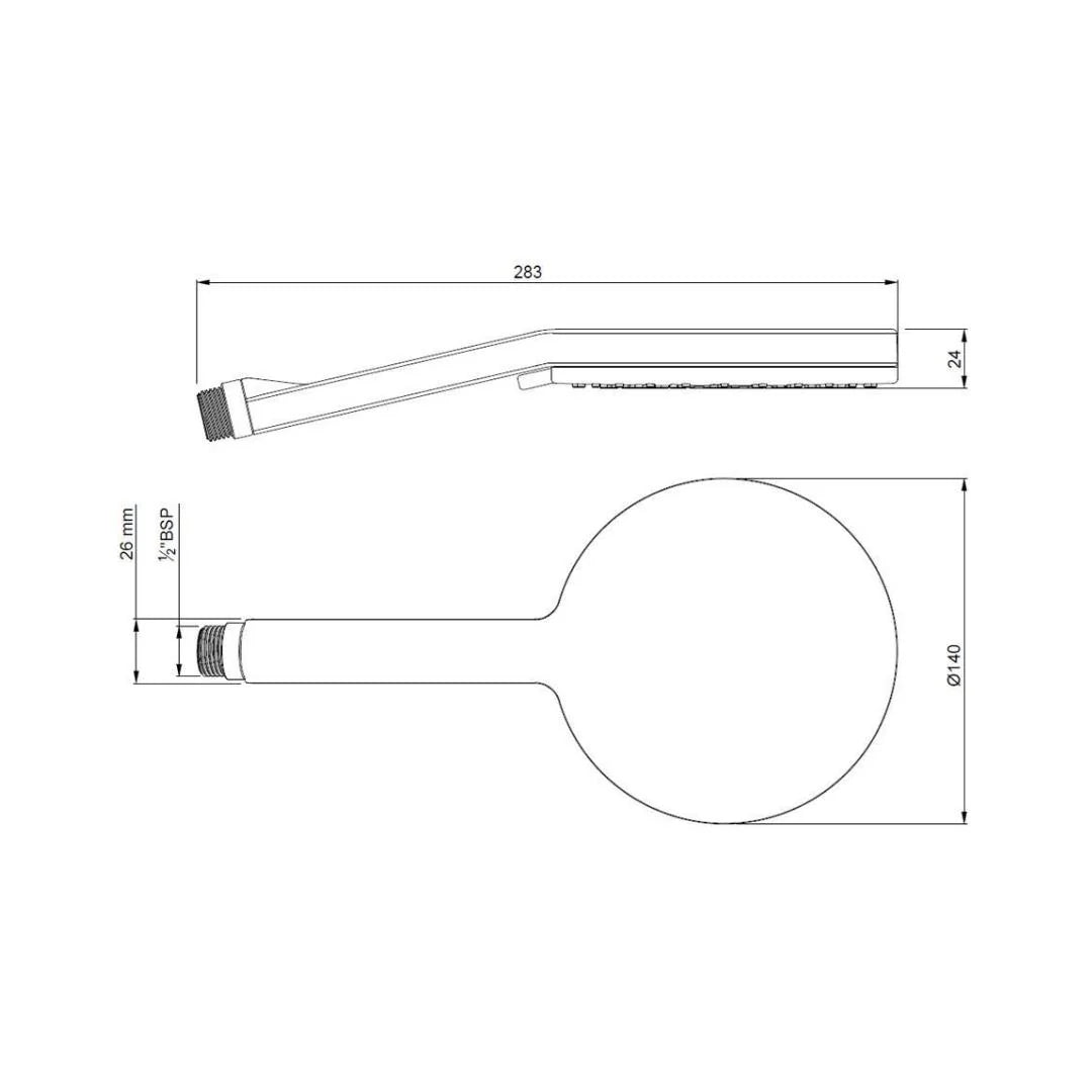 Jaquar Multi Flow Hand Shower HSH-CHR-1729 - Chrome