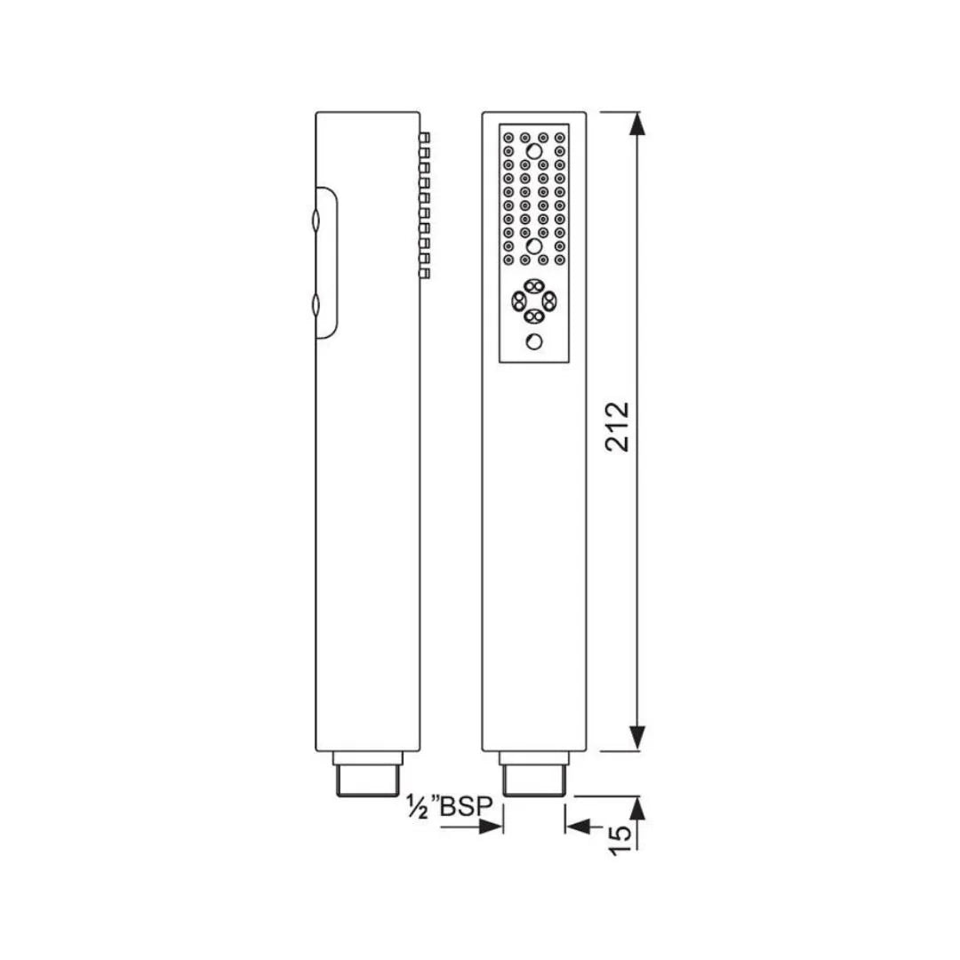 Jaquar Multi Flow Hand Shower HSH-CHR-5541 - Chrome