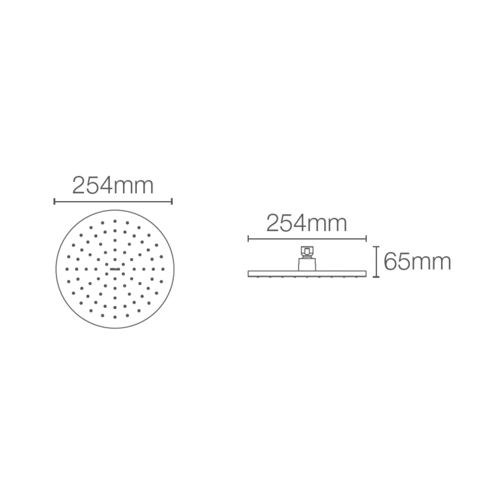 Kohler Single Flow Overhead Shower Rain Duet 18359IN-CL-AF - French Gold