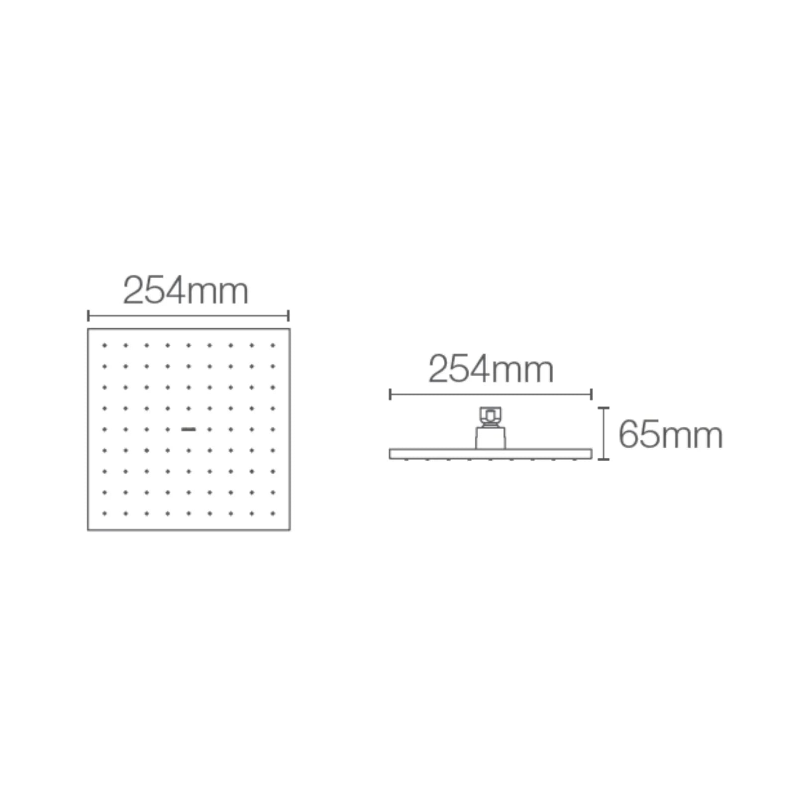 Kohler Single Flow Overhead Shower Rain Duet 18361IN-CL-AF - French Gold