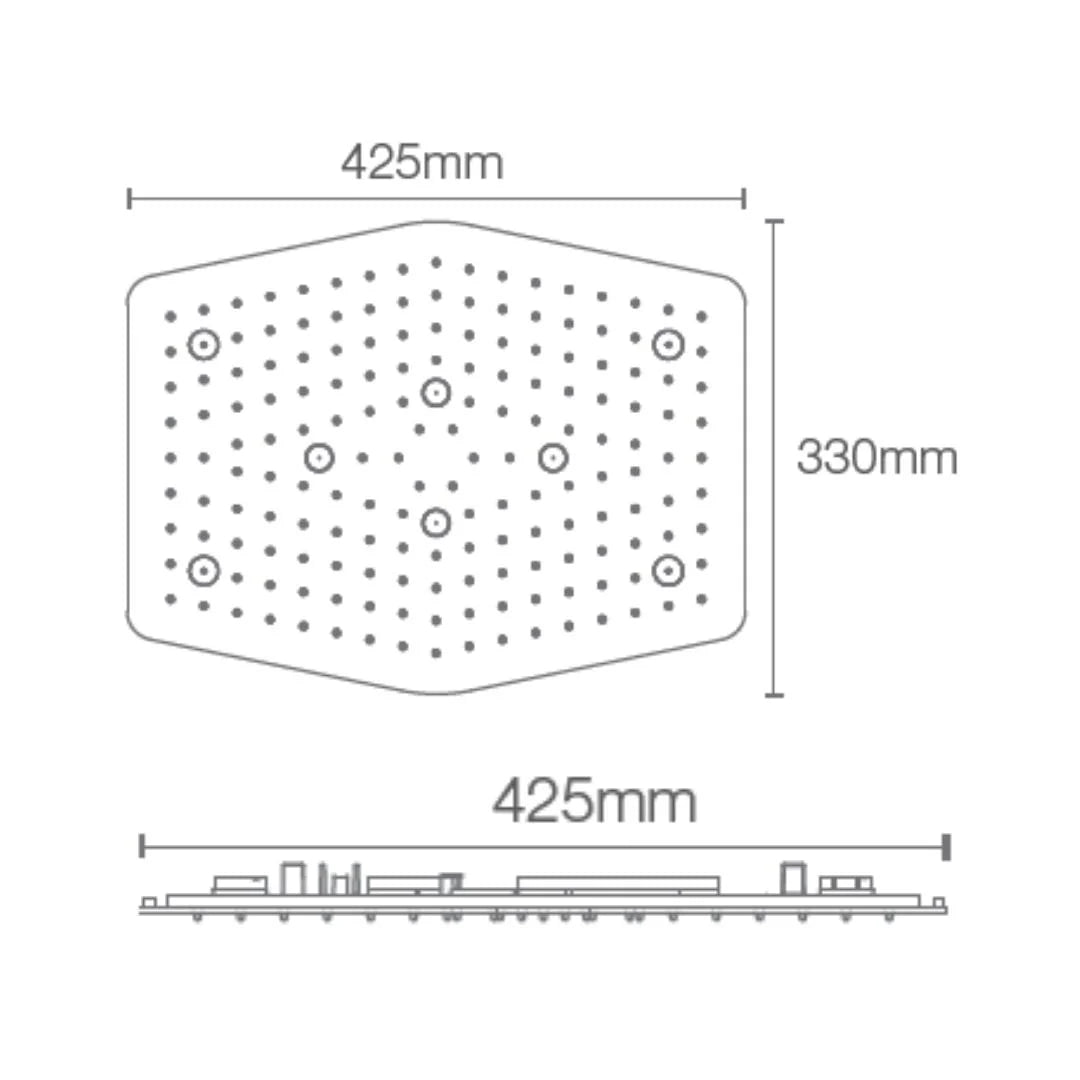 Kohler Multi Flow Overhead Shower Modern Life 29959IN-CP - Chrome