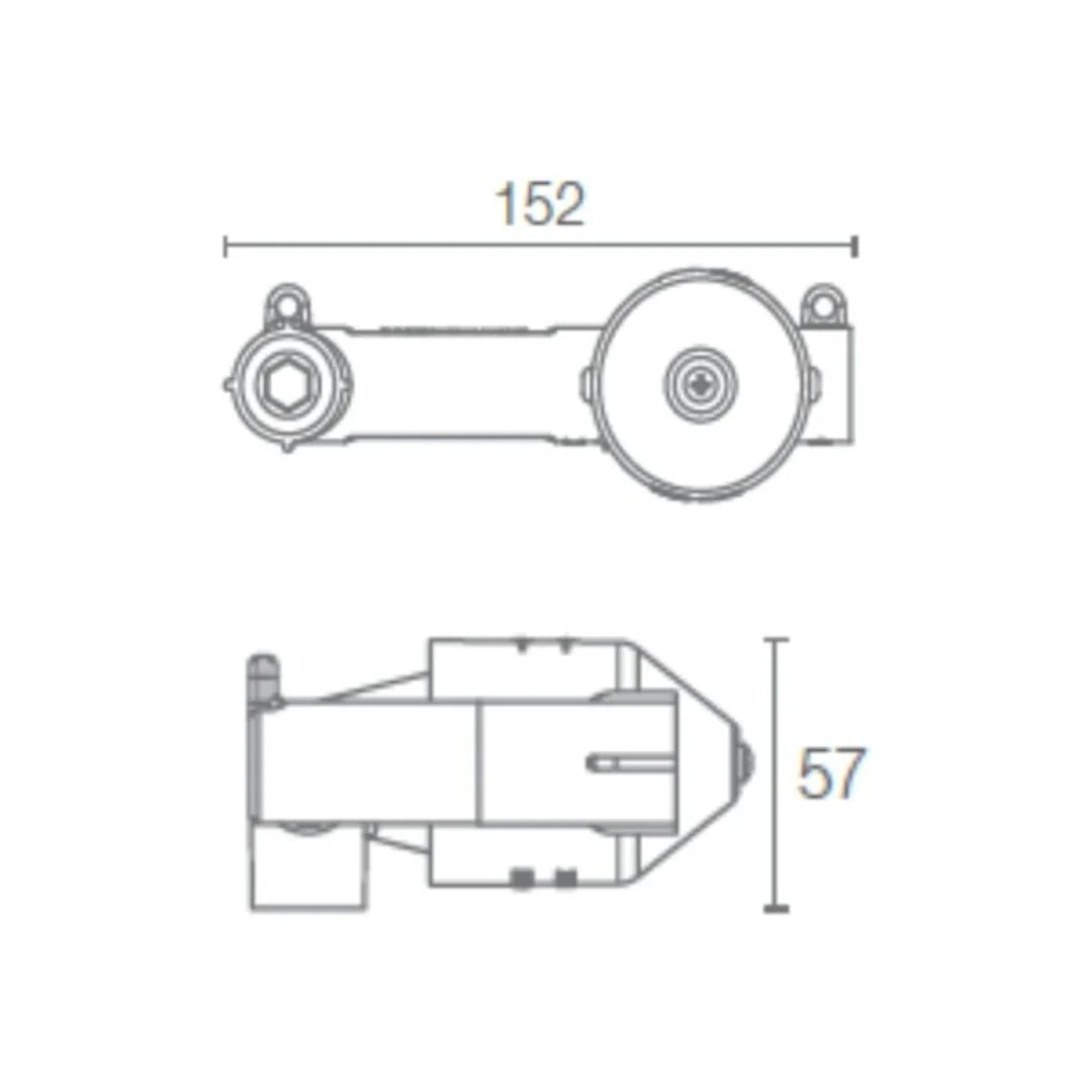 Kohler Wall Mount Basin Mixer Valve Complementary 5679IN-BL - Black Matt