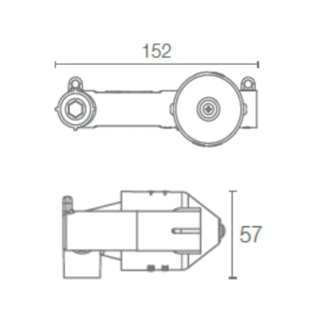 Kohler Wall Mount Basin Mixer Valve Complementary 5679IN-CP - Chrome