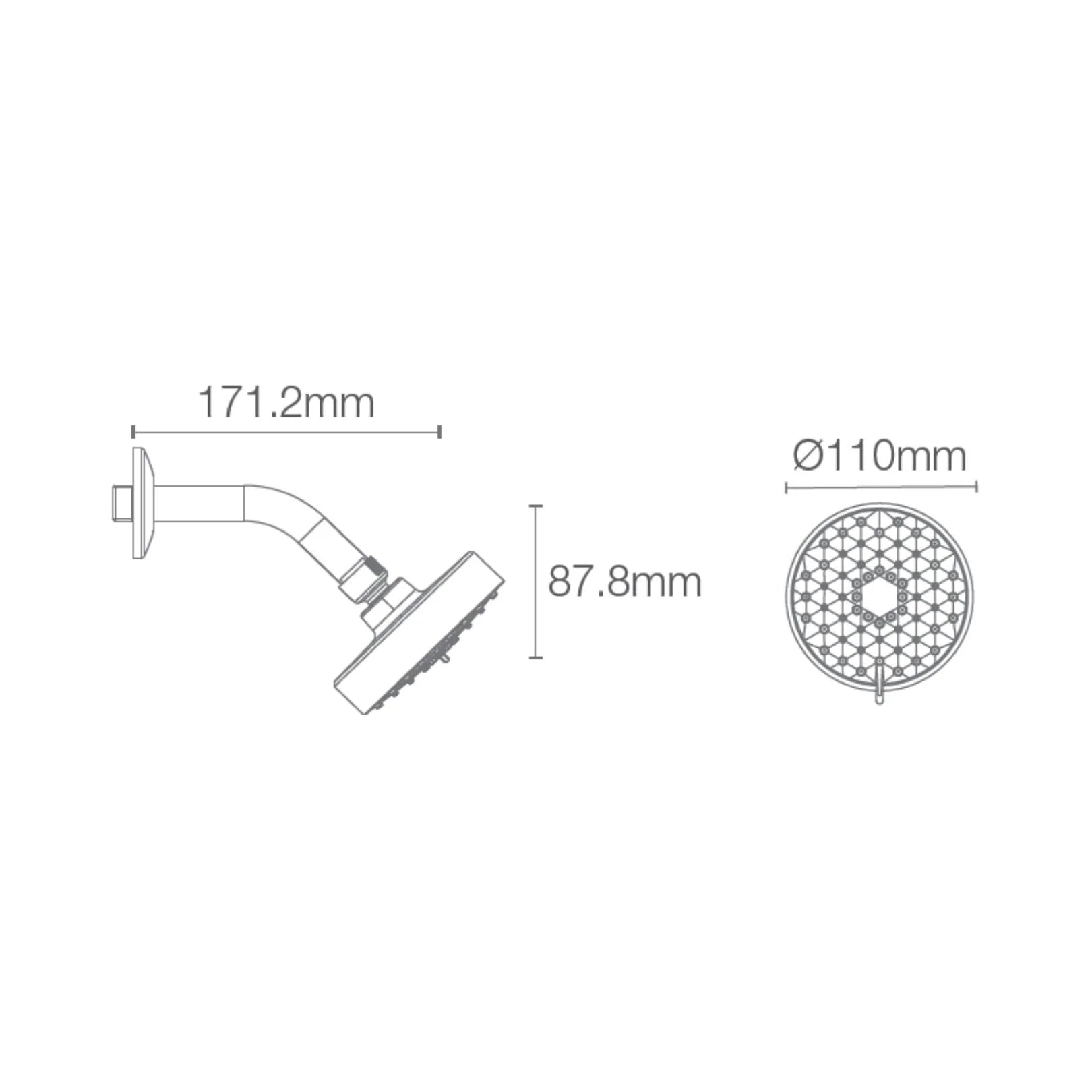 Kohler Multi Flow Overhead Shower Awaken 72419IN-CP - Chrome