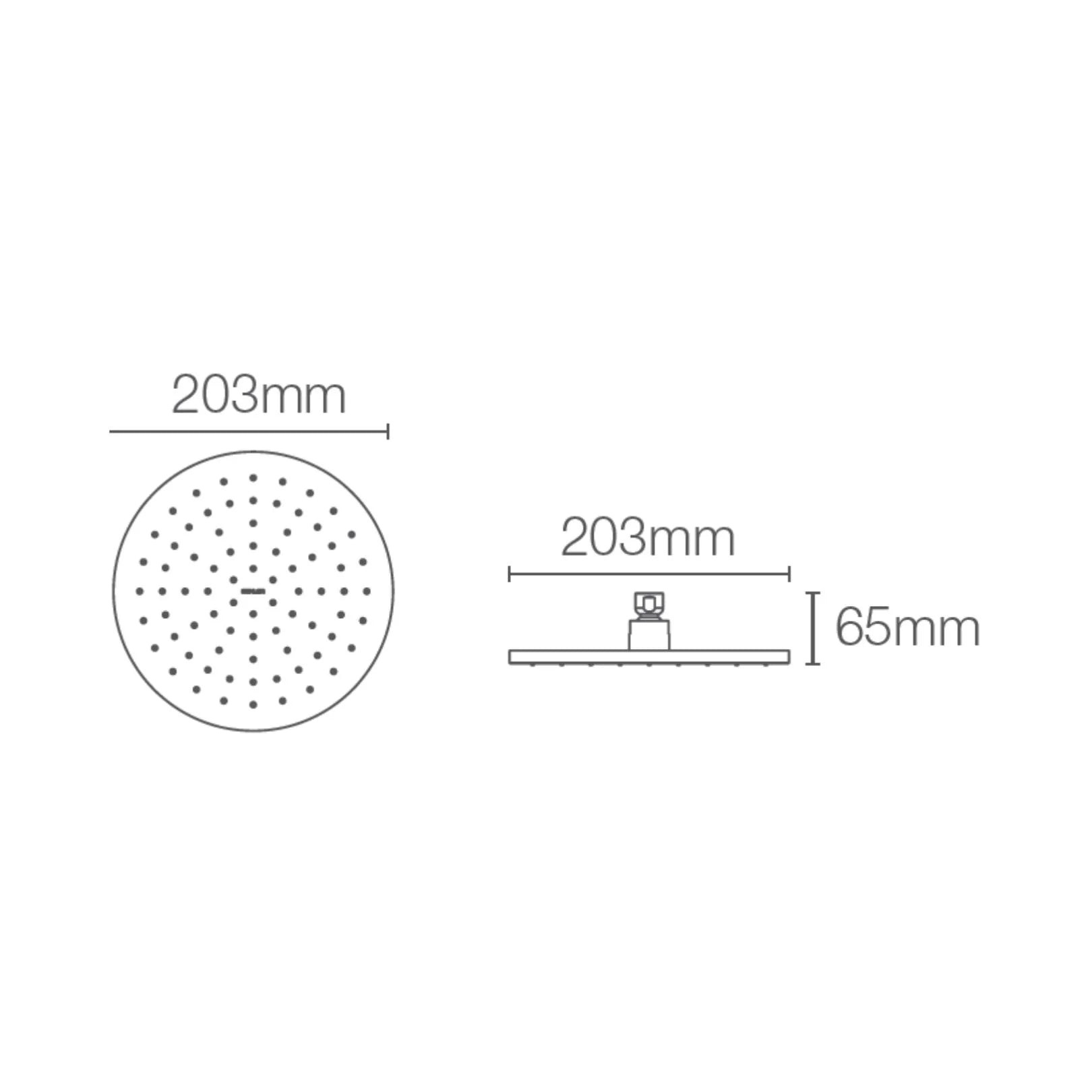 Kohler Single Flow Overhead Shower Rain Duet 73198IN-CP - Chrome