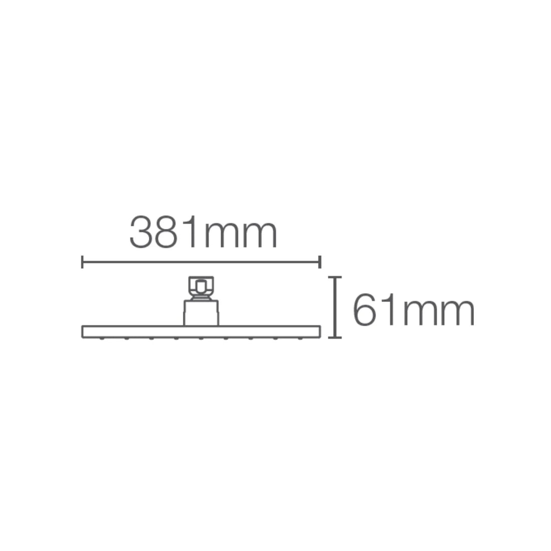 Kohler Single Flow Overhead Shower Modern Life 9301IN-CL-CP - Chrome