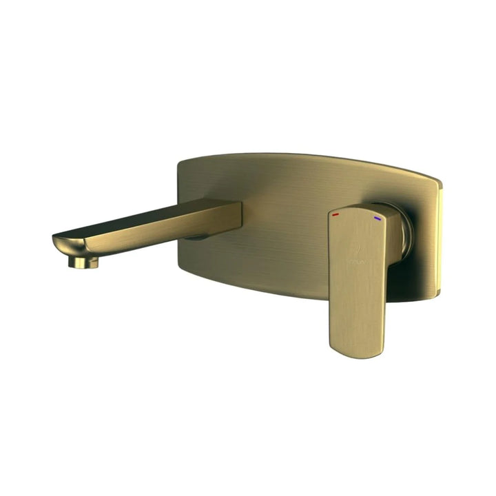 Jaquar Wall Mounted Basin Mixer Kubix Prime KUP-ABR-35233NKPM - Antique Bronze