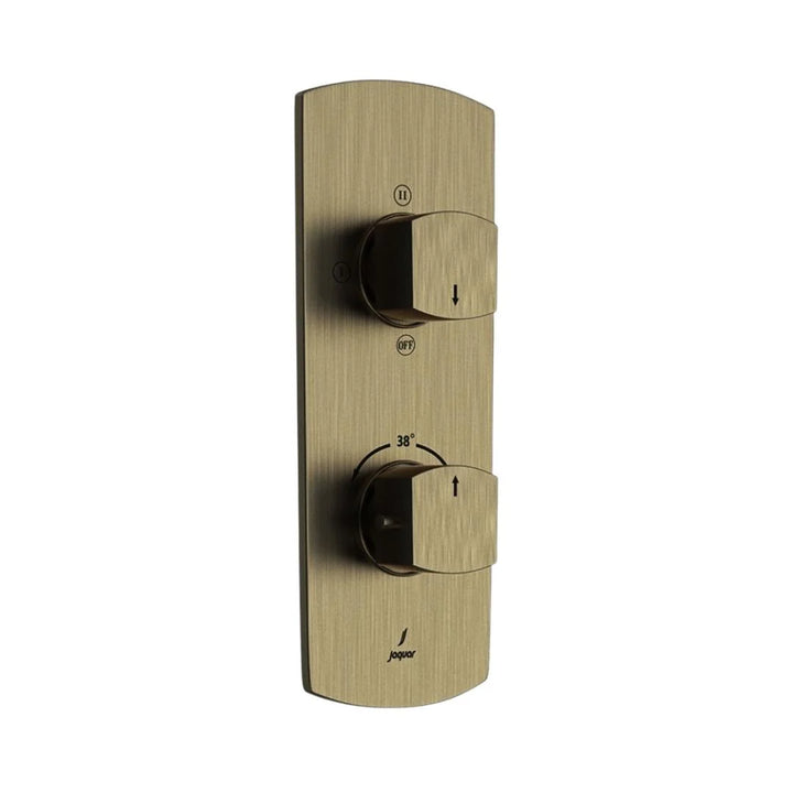 Jaquar 3 Way Thermostatic Diverter Kubix Prime KUP-ABR-35683PM Normal Flow - Antique Bronze Finish