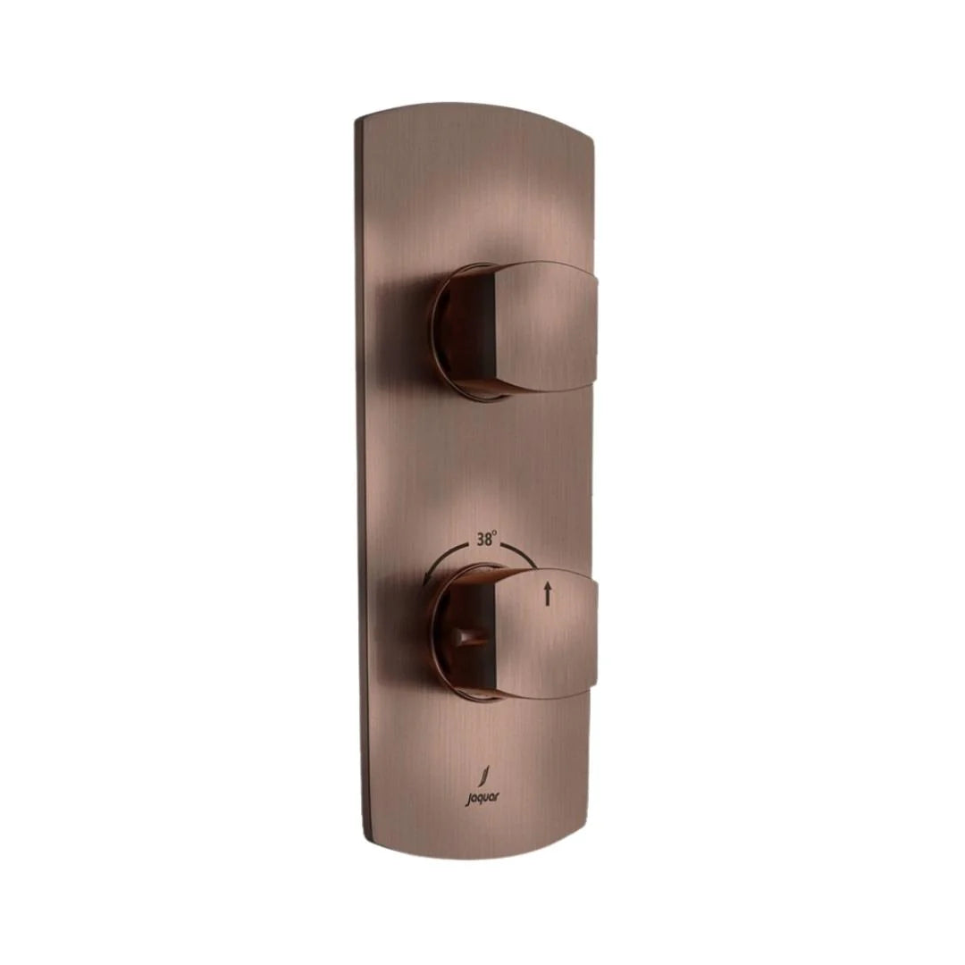 Jaquar 1 Way Thermostatic Diverter Kubix Prime KUP-ACR-35661PM Normal Flow - Antique Copper Finish