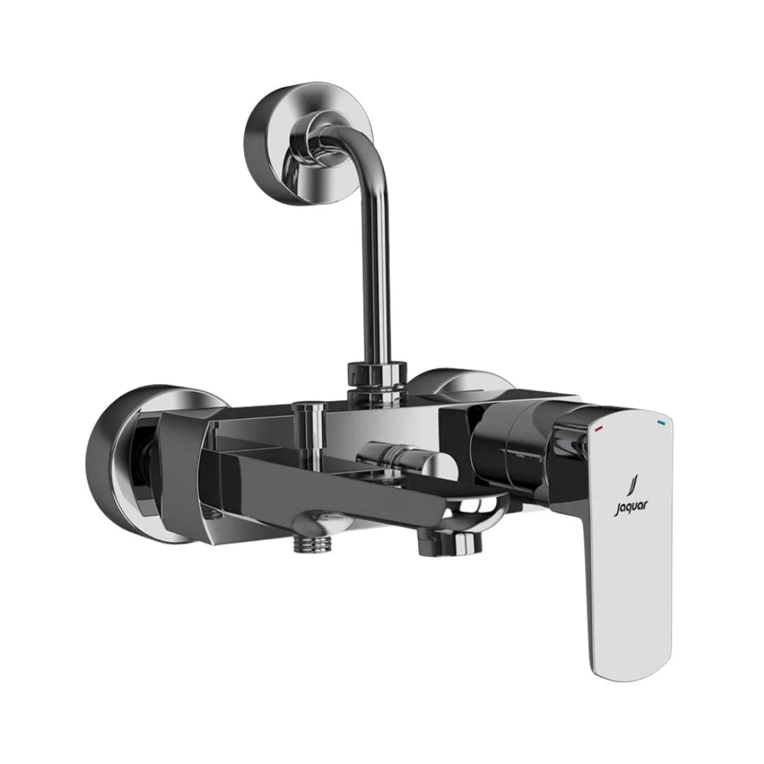 Jaquar 3 Way Wall Mixer Kubix Prime KUP-BCH-35125PM Normal Flow - Black Chrome Finish