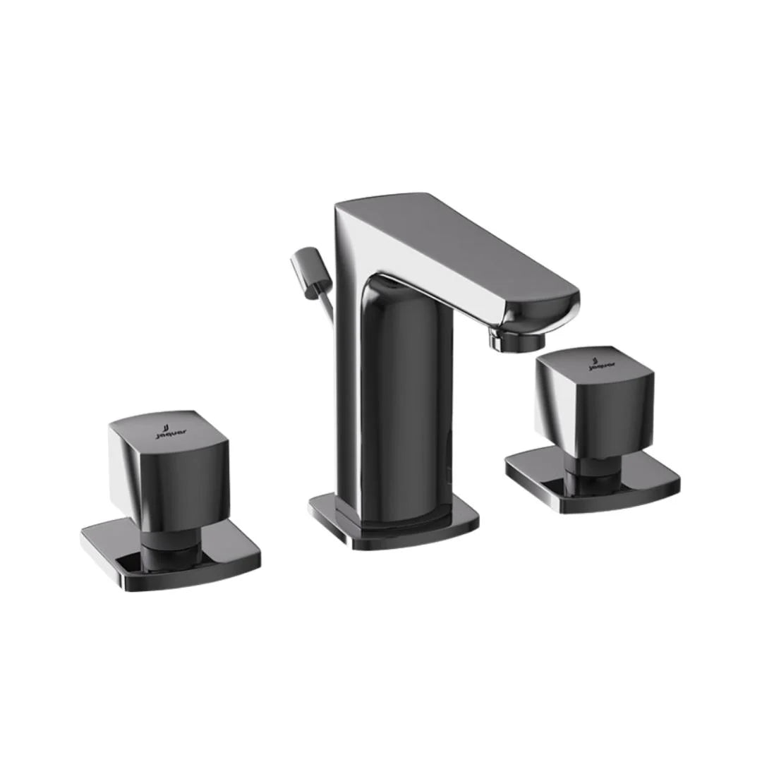 Jaquar Table Mounted Regular Basin Mixer Kubix Prime KUP-BCH-35191PM - Black Chrome