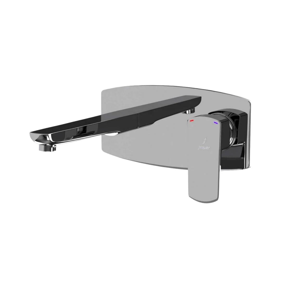 Jaquar Wall Mounted Basin Mixer Kubix Prime KUP-BCH-35233NKPM - Black Chrome