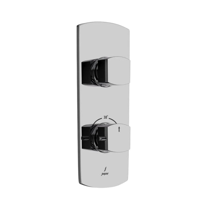 Jaquar 1 Way Thermostatic Diverter Kubix Prime KUP-BCH-35661PM Normal Flow - Black Chrome Finish
