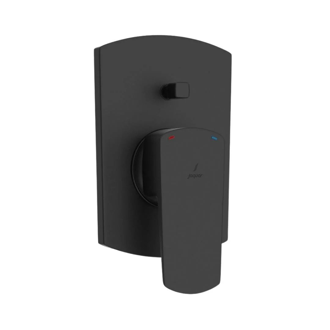 Jaquar 2 Way Diverter Kubix Prime KUP-BLM-35079NKPM Hi-Flow - Black Matt Finish