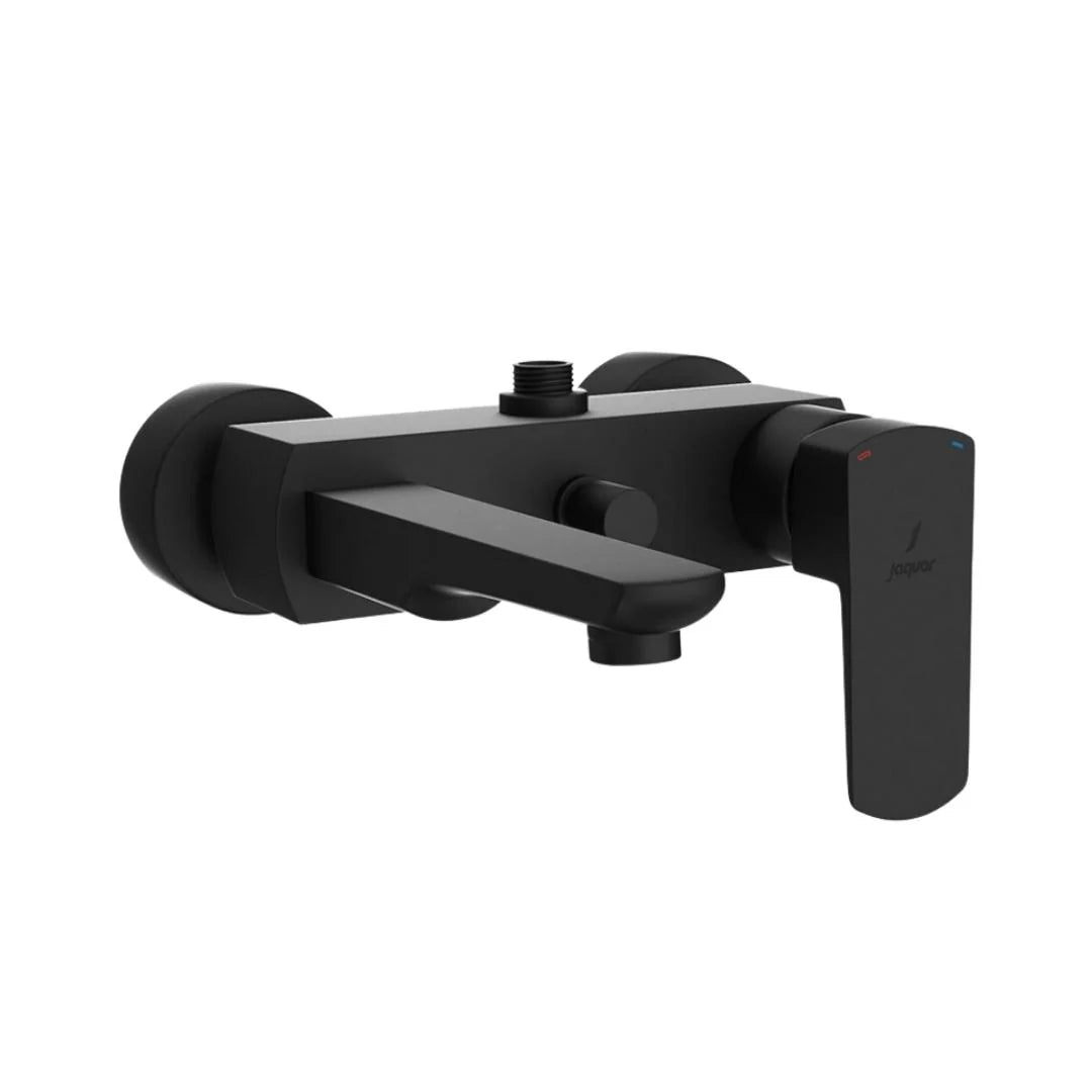 Jaquar 2 Way Wall Mixer Kubix Prime KUP-BLM-35115PM Normal Flow - Black Matt Finish