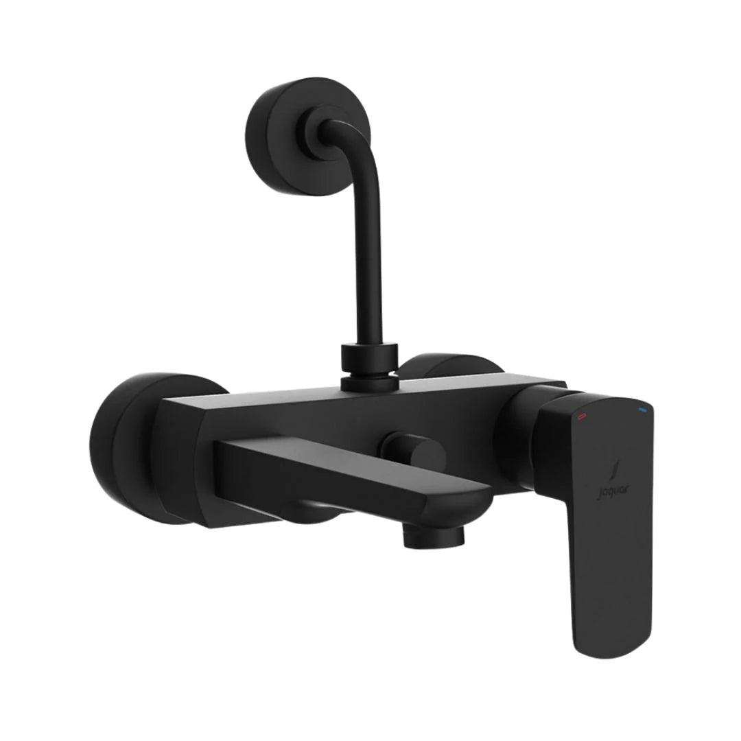 Jaquar 2 Way Wall Mixer Kubix Prime KUP-BLM-35117PM Normal Flow - Black Matt Finish