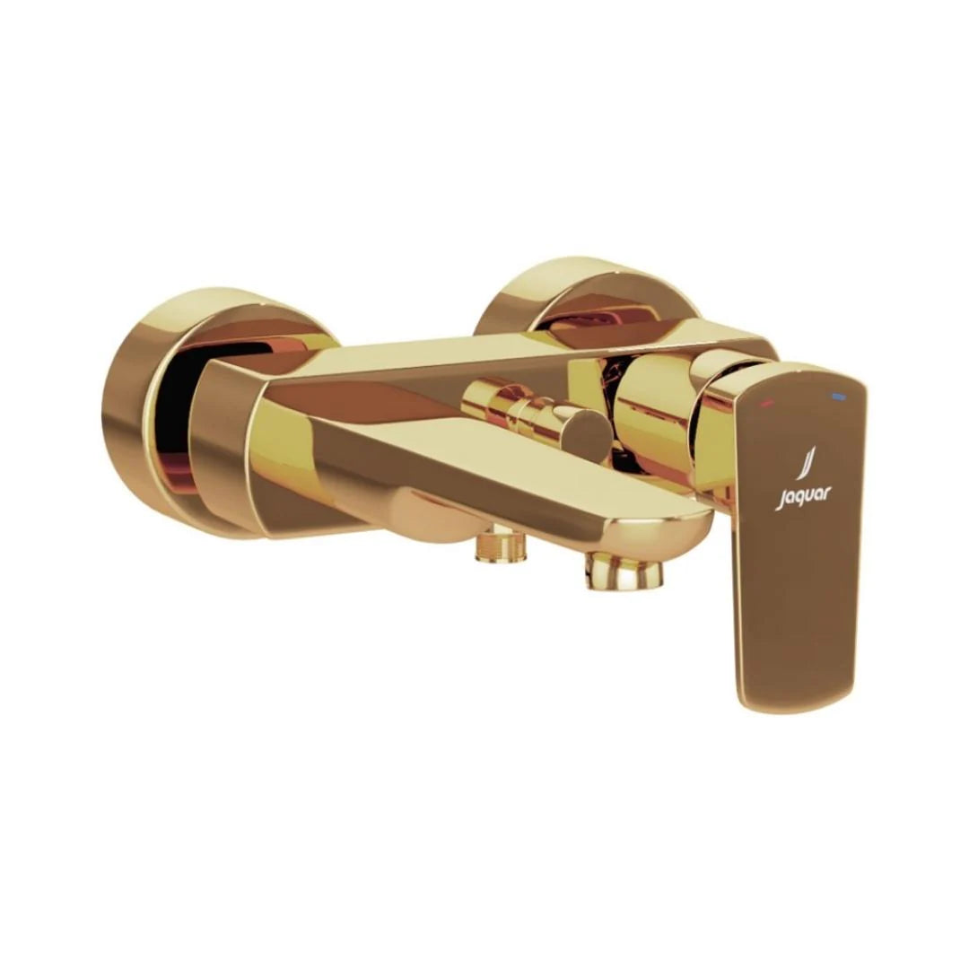 Jaquar 2 Way Wall Mixer Kubix Prime KUP-GBP-35119PM Normal Flow - Gold Bright PVD Finish