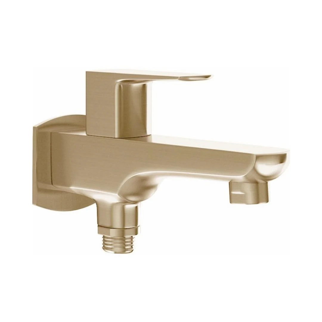 Jaquar WC Area 2 Way Bib Tap Kubix Prime KUP-GDS-35041PM - Gold Dust