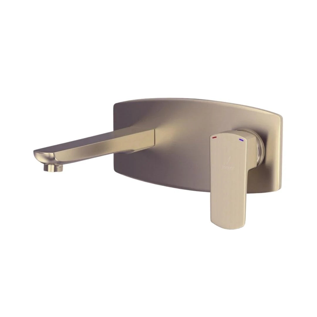 Jaquar Wall Mounted Basin Mixer Kubix Prime KUP-GDS-35233NKPM - Gold Dust