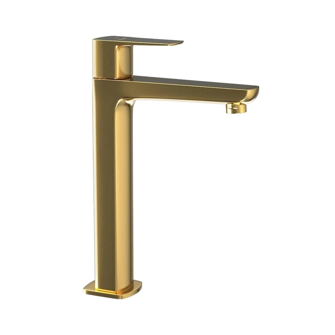 Jaquar Table Mounted Tall Boy Basin Tap Kubix Prime KUP-GLD-35021PM - Full Gold