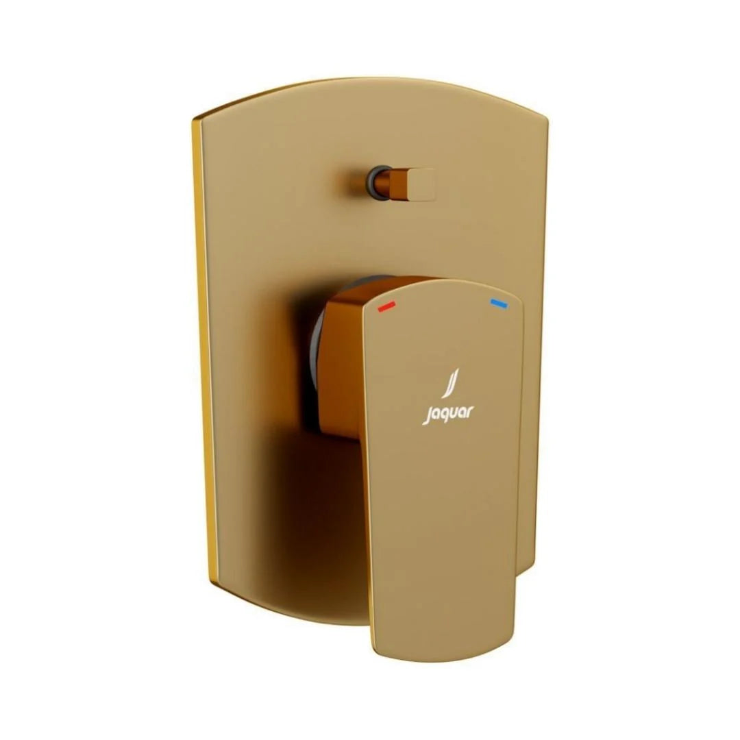 Jaquar 2 Way Diverter Kubix Prime KUP-GMP-35065MKPM Normal Flow - Gold Matt PVD Finish