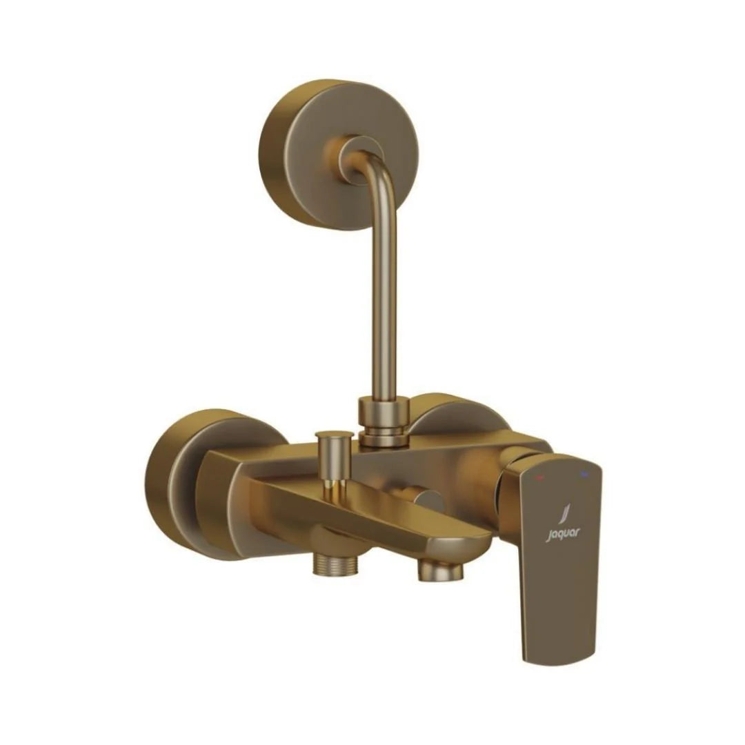 Jaquar 3 Way Wall Mixer Kubix Prime KUP-GMP-35125PM Normal Flow - Gold Matt PVD Finish