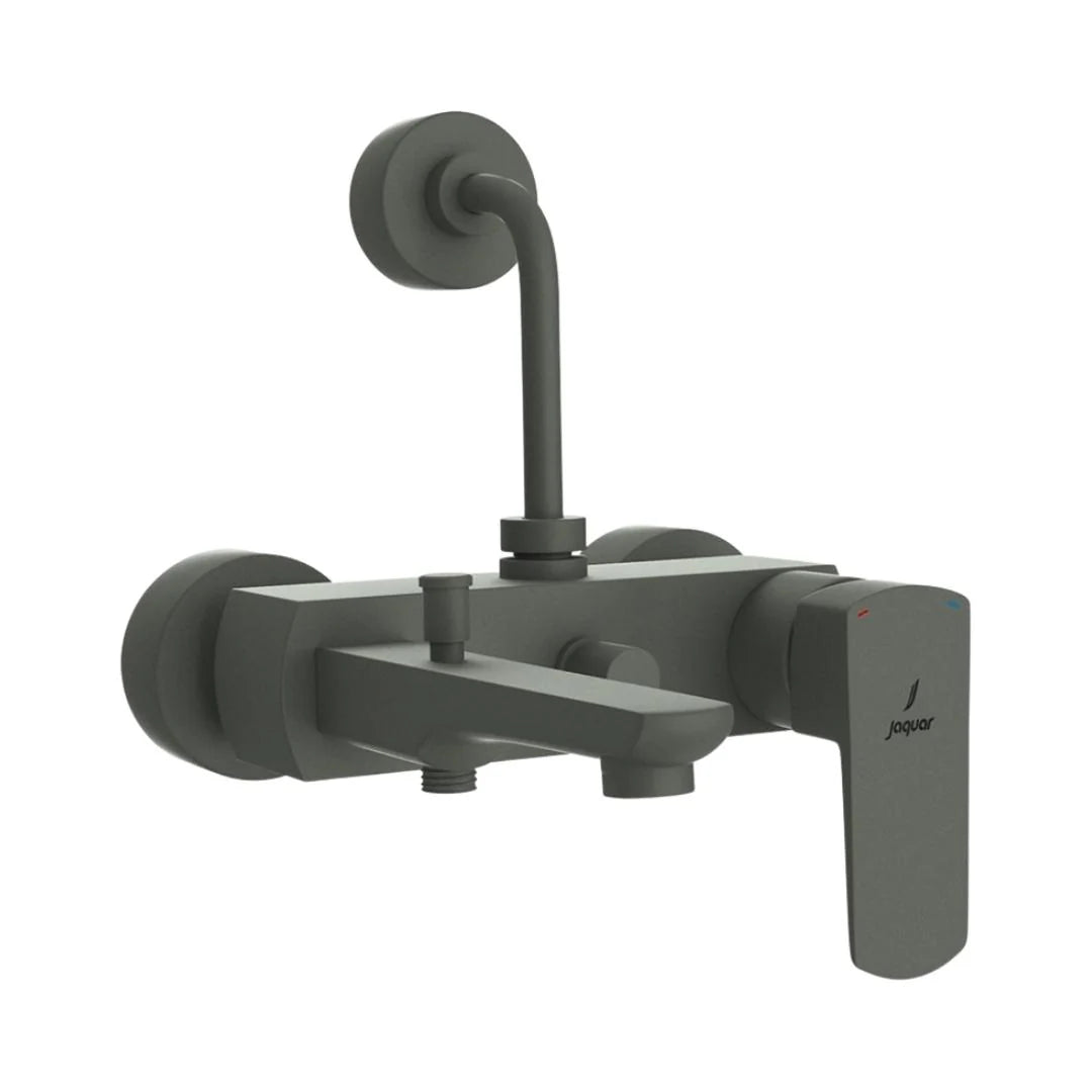 Jaquar 3 Way Wall Mixer Kubix Prime KUP-GRF-35125PM Normal Flow - Graphite Finish