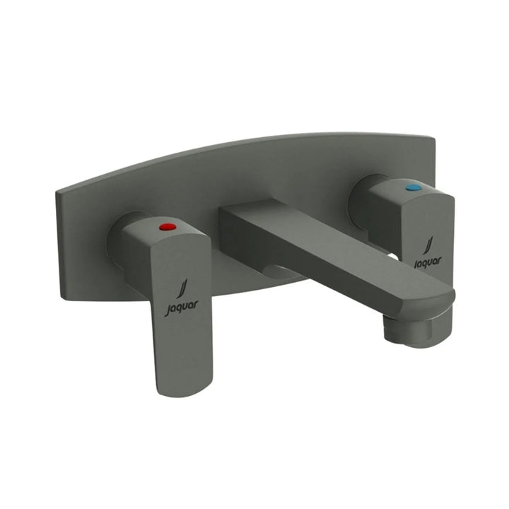 Jaquar Wall Mounted Basin Mixer Kubix Prime KUP-GRF-35433PM - Graphite