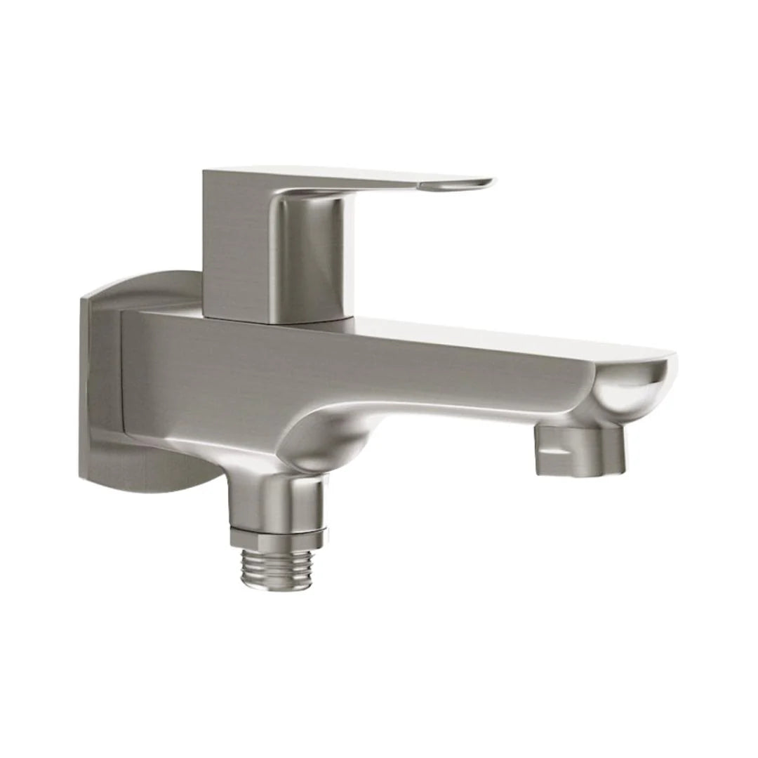 Jaquar WC Area 2 Way Bib Tap Kubix Prime KUP-SSF-35041PM - Stainless Steel