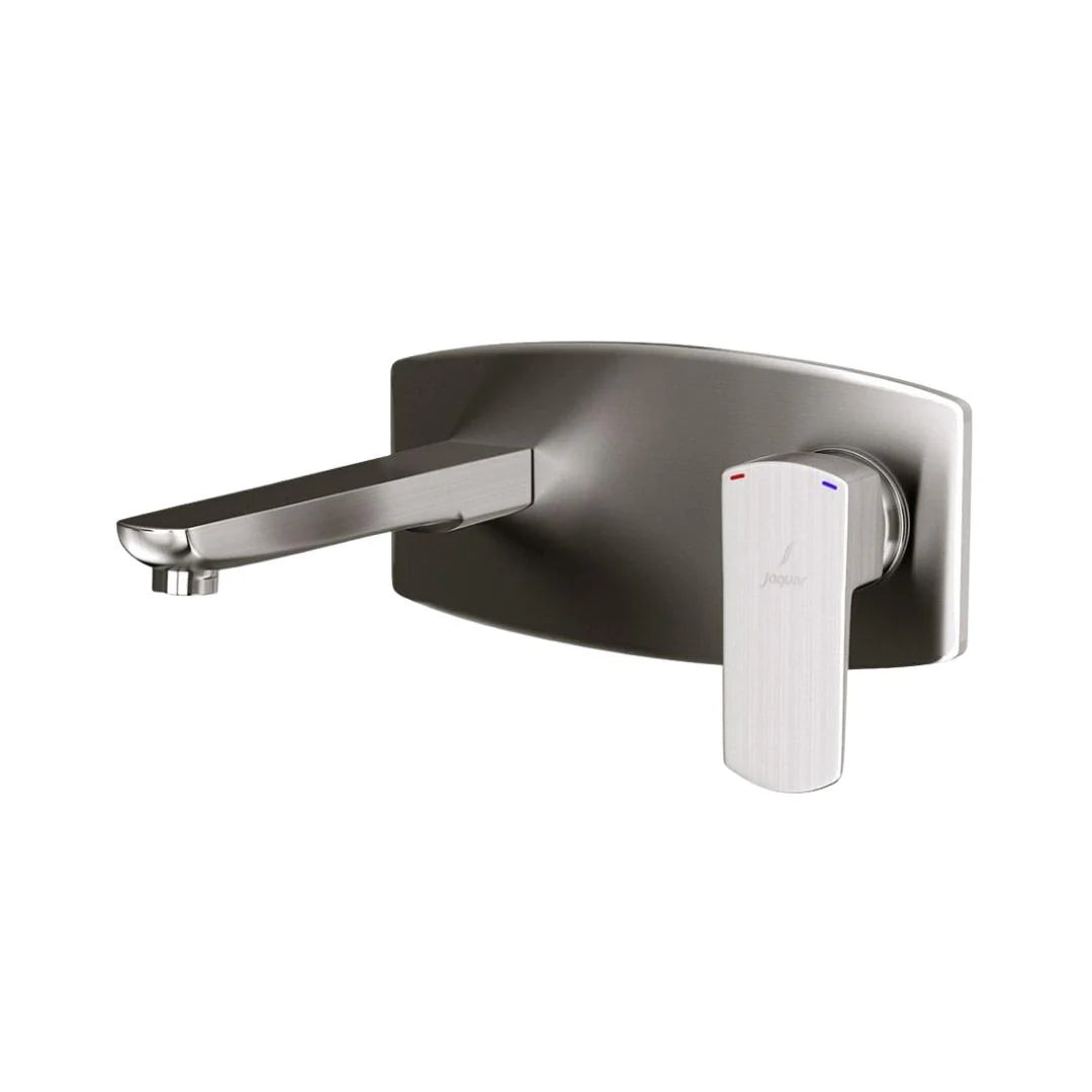 Jaquar Wall Mounted Basin Mixer Kubix Prime KUP-SSF-35233NKPM - Stainless Steel