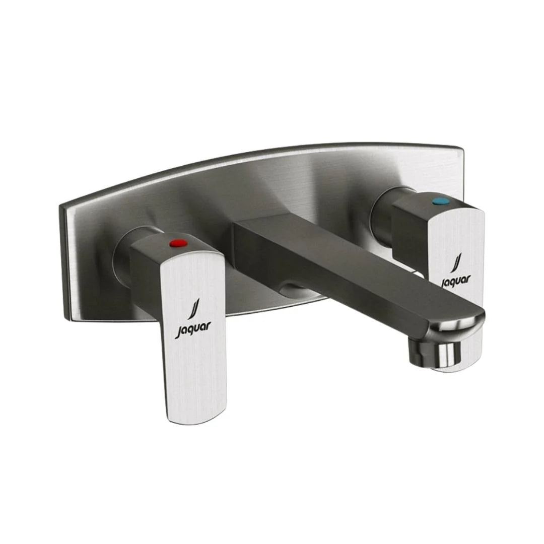 Jaquar Wall Mounted Basin Mixer Kubix Prime KUP-SSF-35433PM - Stainless Steel