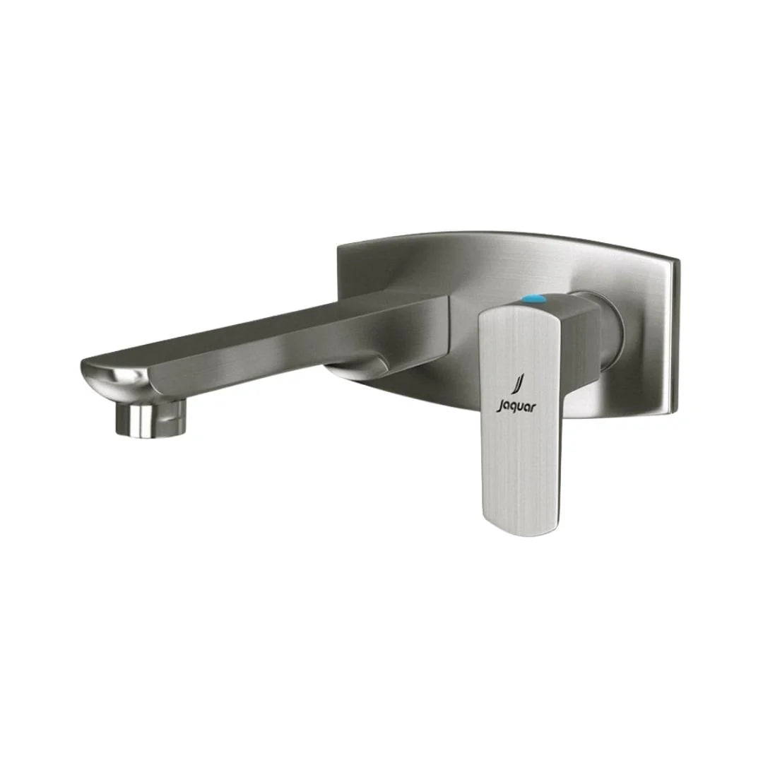 Jaquar Wall Mounted Basin Tap Kubix Prime KUP-SSF-35441KPM - Stainless Steel