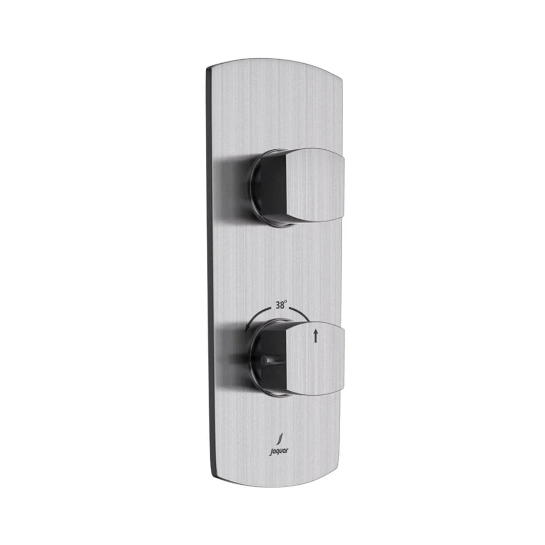 Jaquar 1 Way Thermostatic Diverter Kubix Prime KUP-SSF-35661PM Normal Flow - Stainless Steel Finish