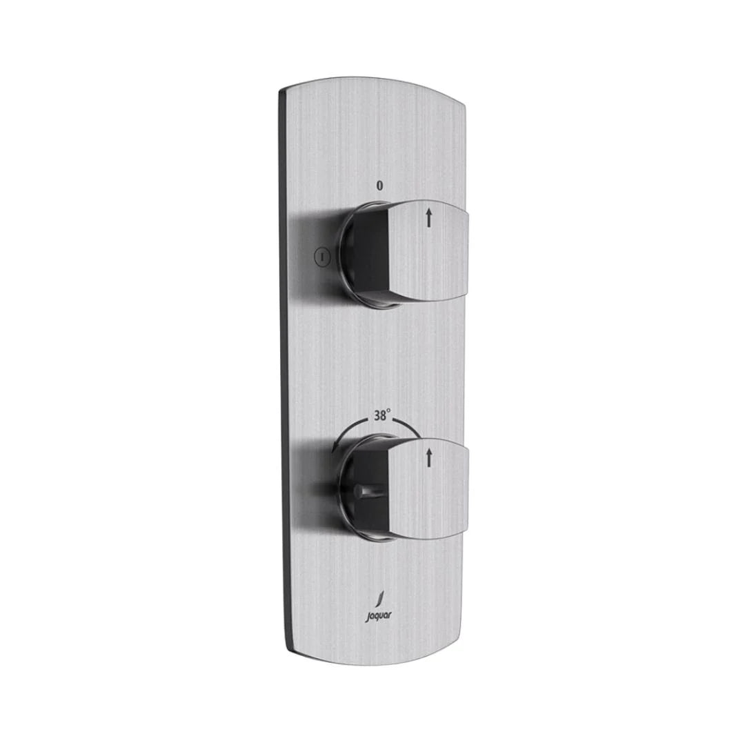 Jaquar 2 Way Thermostatic Diverter Kubix Prime KUP-SSF-35681PM Normal Flow - Stainless Steel Finish
