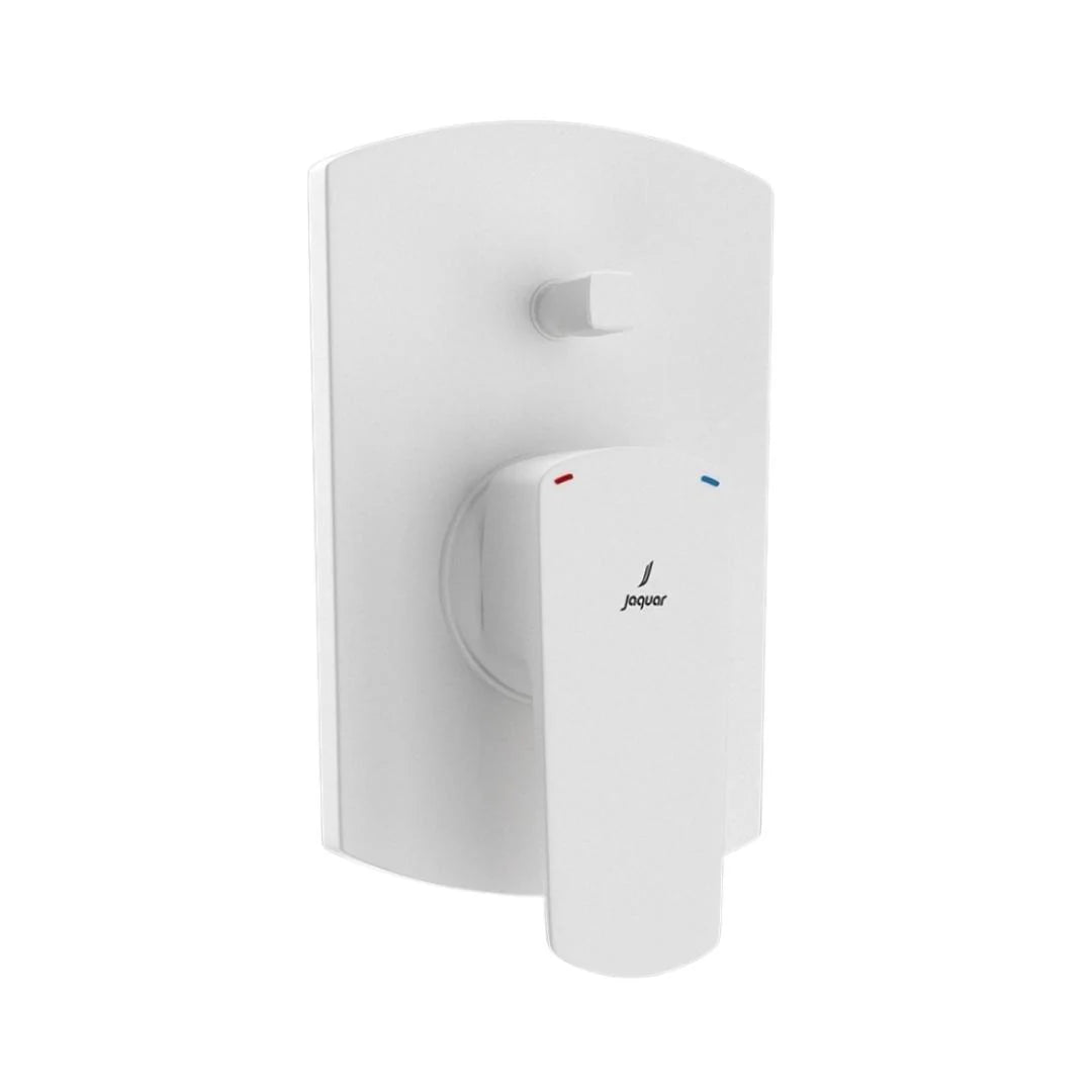 Jaquar 2 Way Diverter Kubix Prime KUP-WHM-35065MKPM Normal Flow - White Matt Finish
