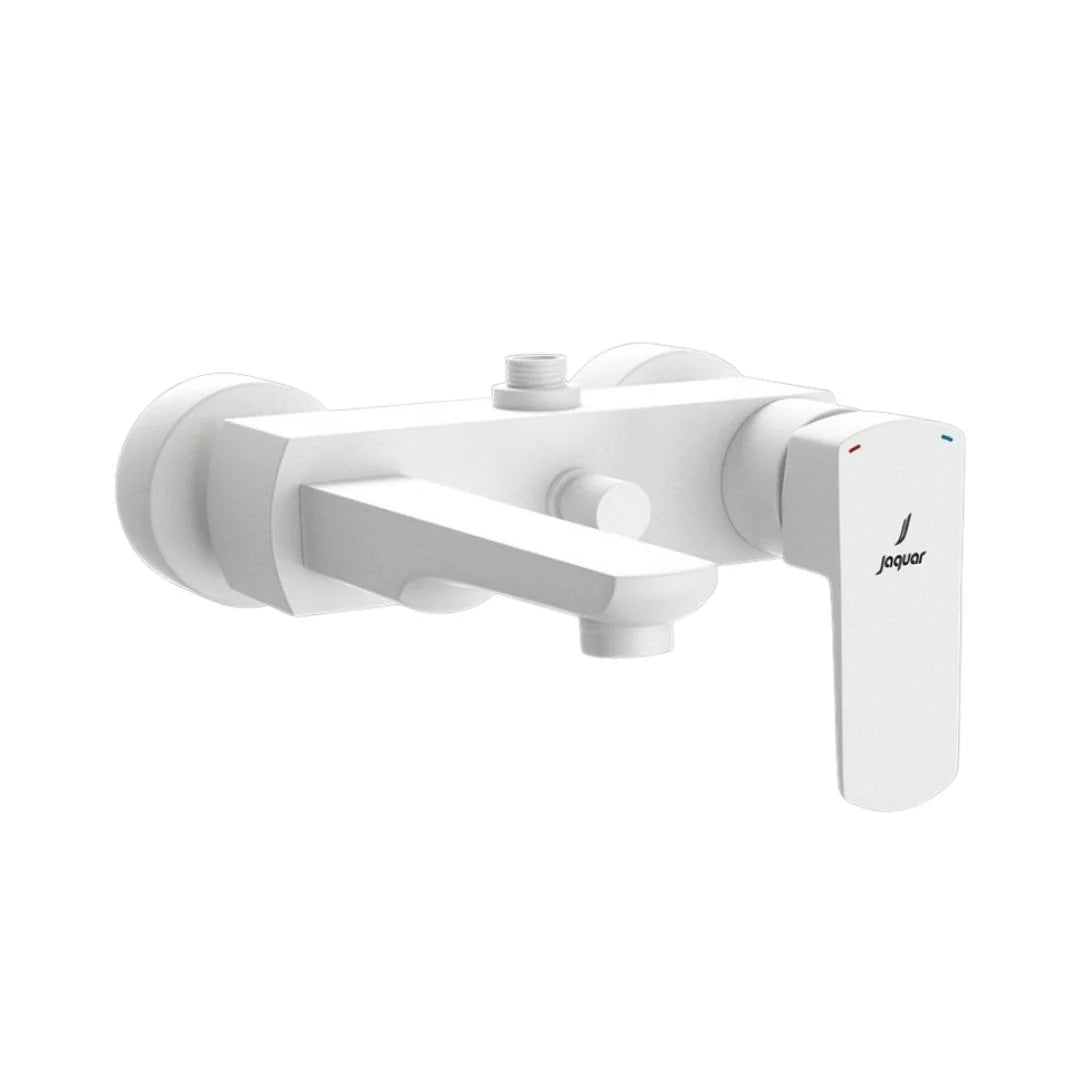 Jaquar 2 Way Wall Mixer Kubix Prime KUP-WHM-35115PM Normal Flow - White Matt Finish