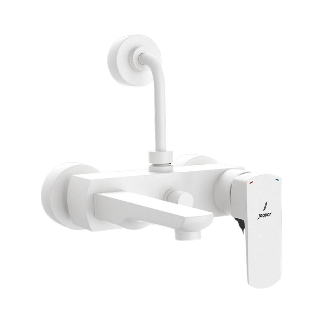 Jaquar 2 Way Wall Mixer Kubix Prime KUP-WHM-35117PM Normal Flow - White Matt Finish