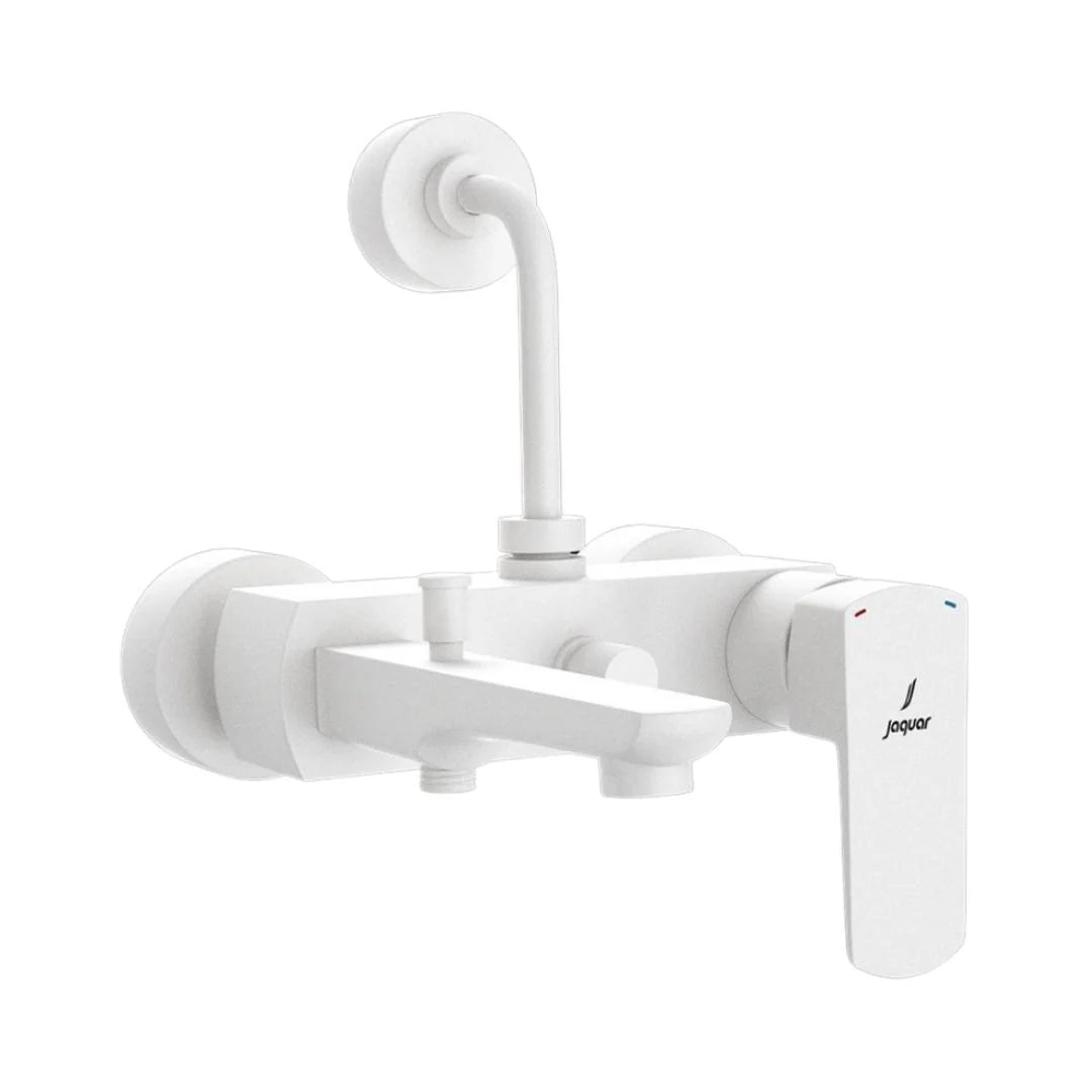 Jaquar 3 Way Wall Mixer Kubix Prime KUP-WHM-35125PM Normal Flow - White Matt Finish