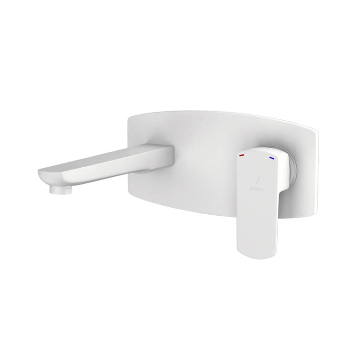 Jaquar Wall Mounted Basin Mixer Kubix Prime KUP-WHM-35233NKPM - White Matt