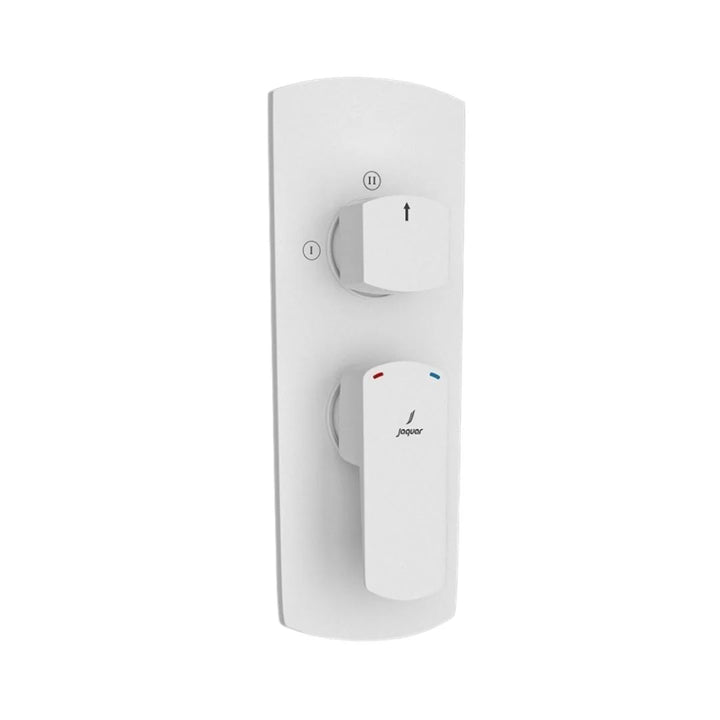 Jaquar 3 Way Diverter Kubix Prime KUP-WHM-35783NKPM Normal Flow - White Matt Finish