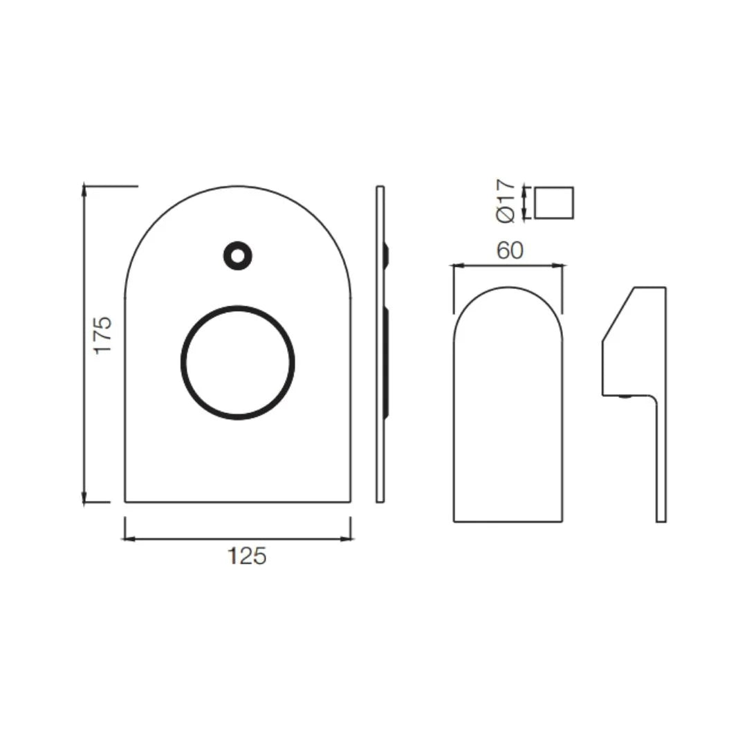 Jaquar 2 Way Diverter Lyric LYR-CHR-38079NK High Flow - Chrome Finish