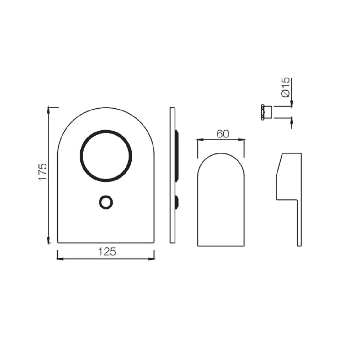 Jaquar 2 Way Diverter Lyric LYR-CHR-38193K Normal Flow - Chrome Finish