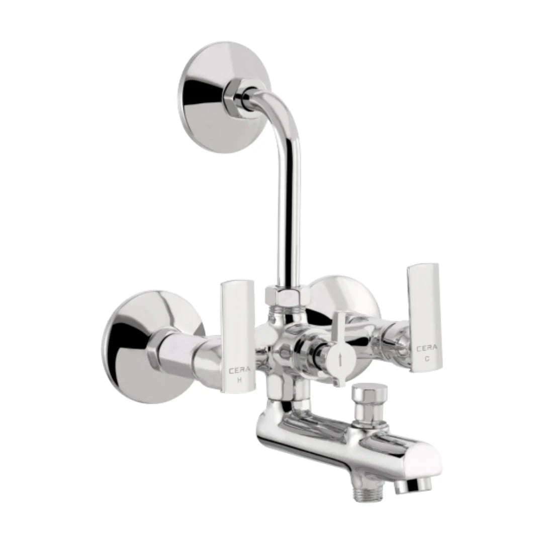 Cera 3 Way Wall Mixer Titanium F1003403 - Chrome Finish