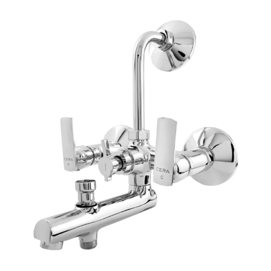 Cera 3 Way Wall Mixer Titanium F1003403 - Chrome Finish