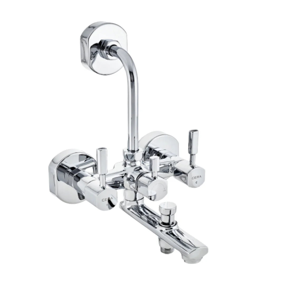 Cera 3 Way Wall Mixer Gayle F1014403 - Chrome Finish