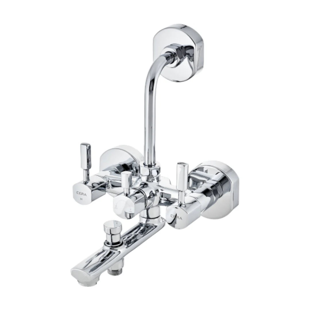 Cera 3 Way Wall Mixer Gayle F1014403 - Chrome Finish