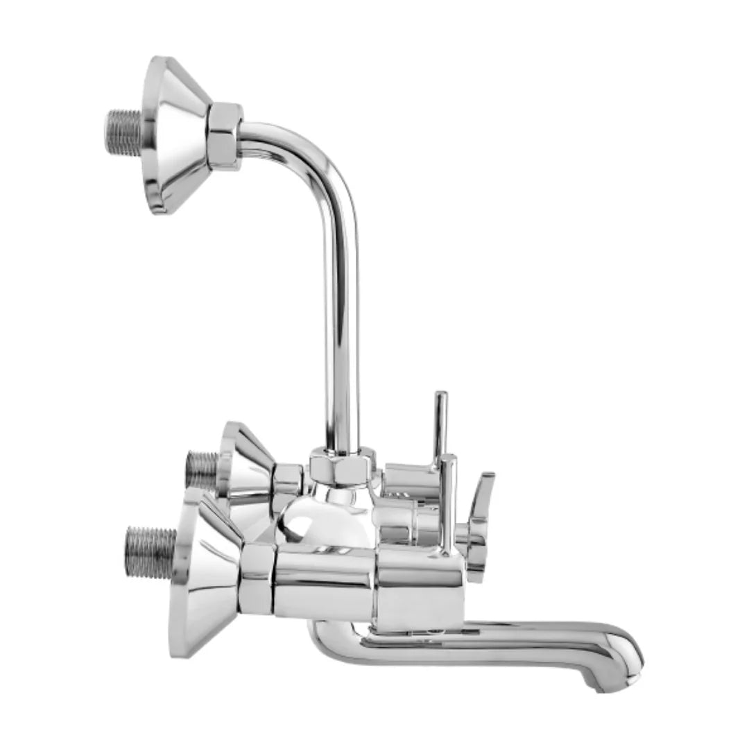 Cera 2 Way Wall Mixer Ripple F1017401 - Chrome Finish