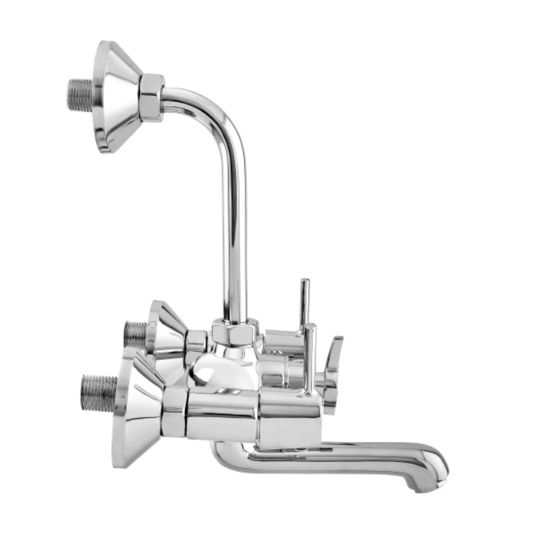 Cera 2 Way Wall Mixer Ripple F1017402 - Chrome Finish