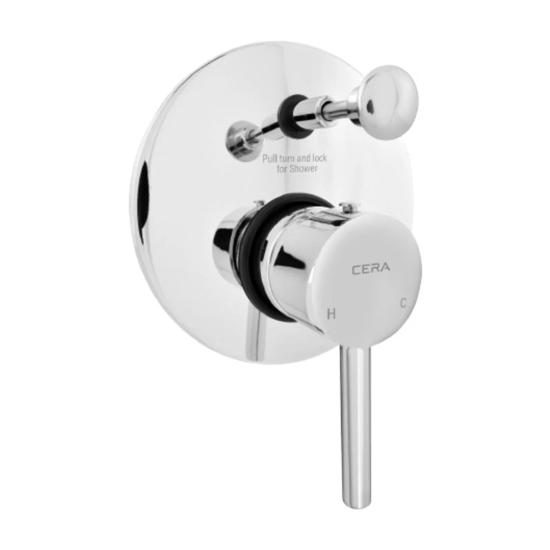 Cera 2 Way Diverter Ripple F1017701 - Chrome Finish