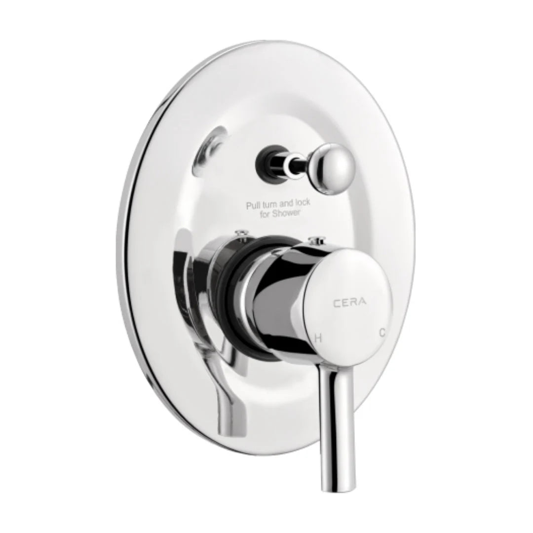 Cera 2 Way Diverter Ripple F1017701 - Chrome Finish